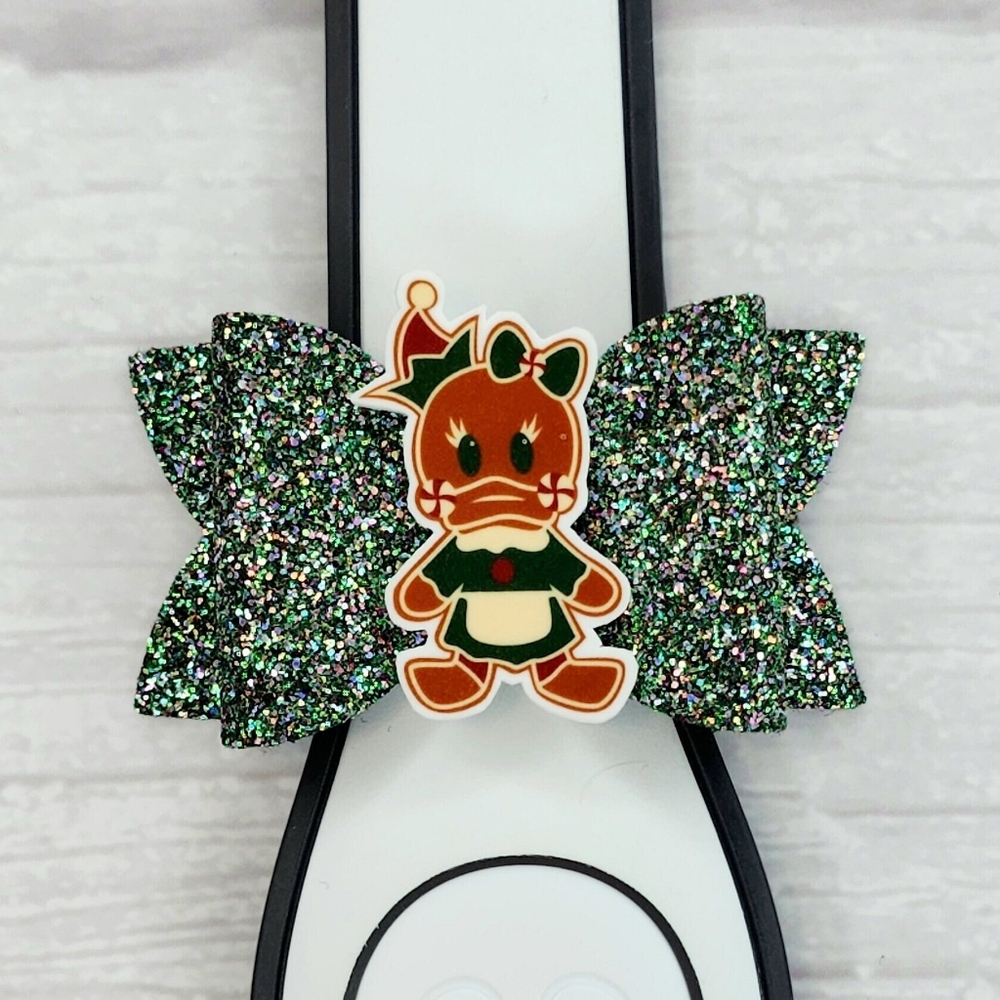 Gingerbread Daisy Magicband Bow
